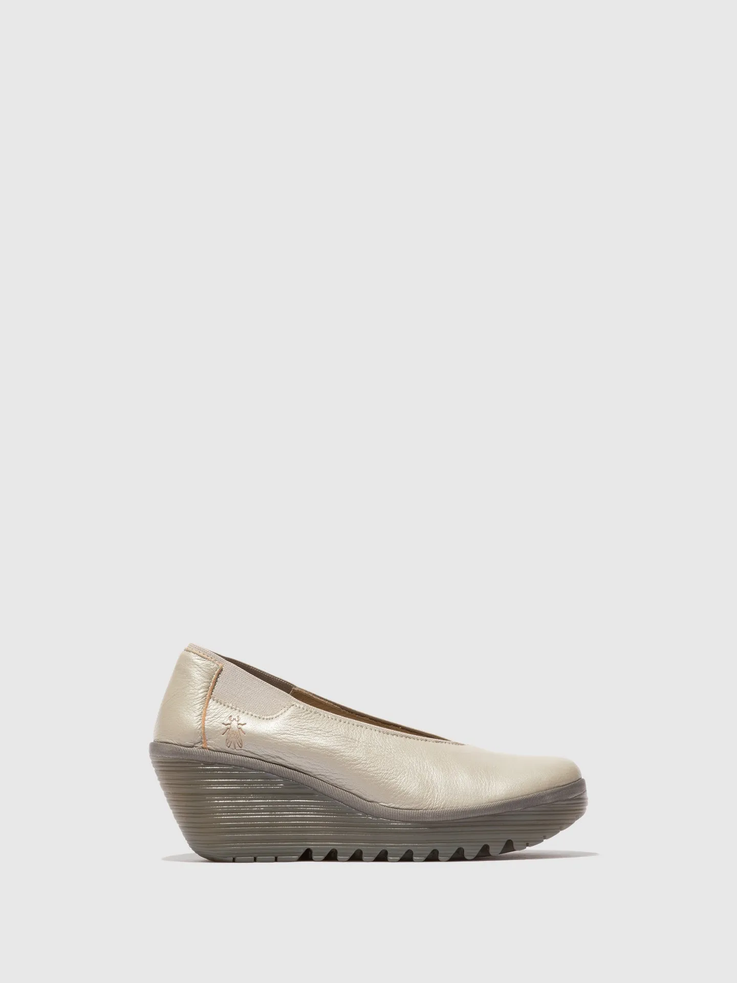 Slip-on Shoes YOZA438FLY BORGOGNA SILVER sold by Fly London