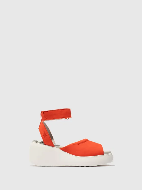 Ankle Strap Sandals DACH050FLY SCARLET sold by Fly London