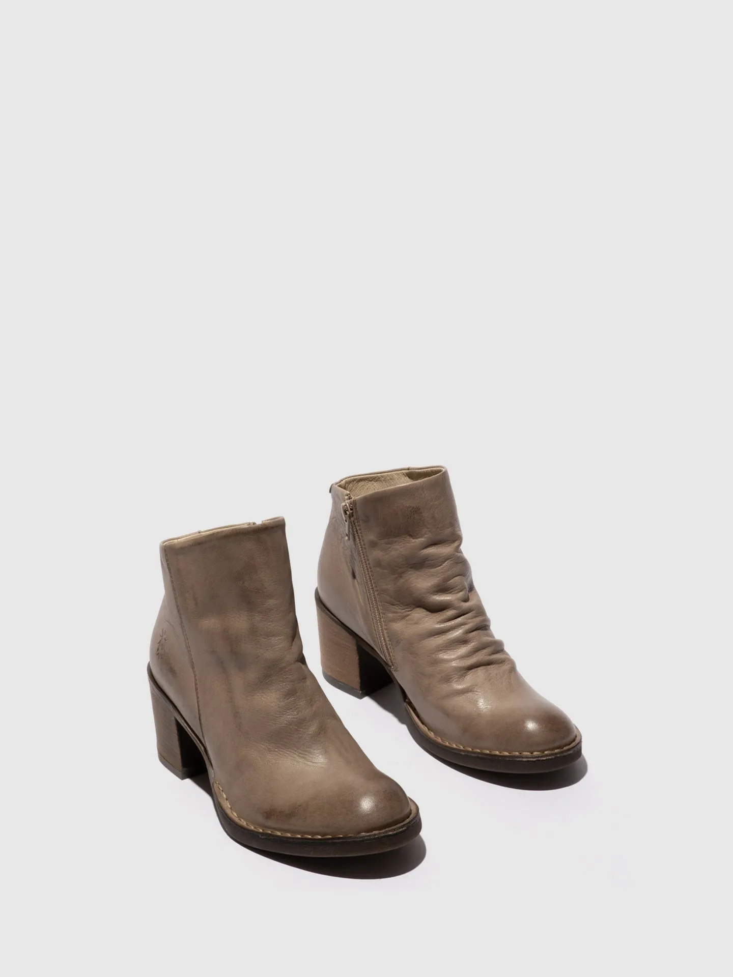 Zip Up Ankle Boots BELL061FLY TAUPE sold by Fly London product image thumbnail 2