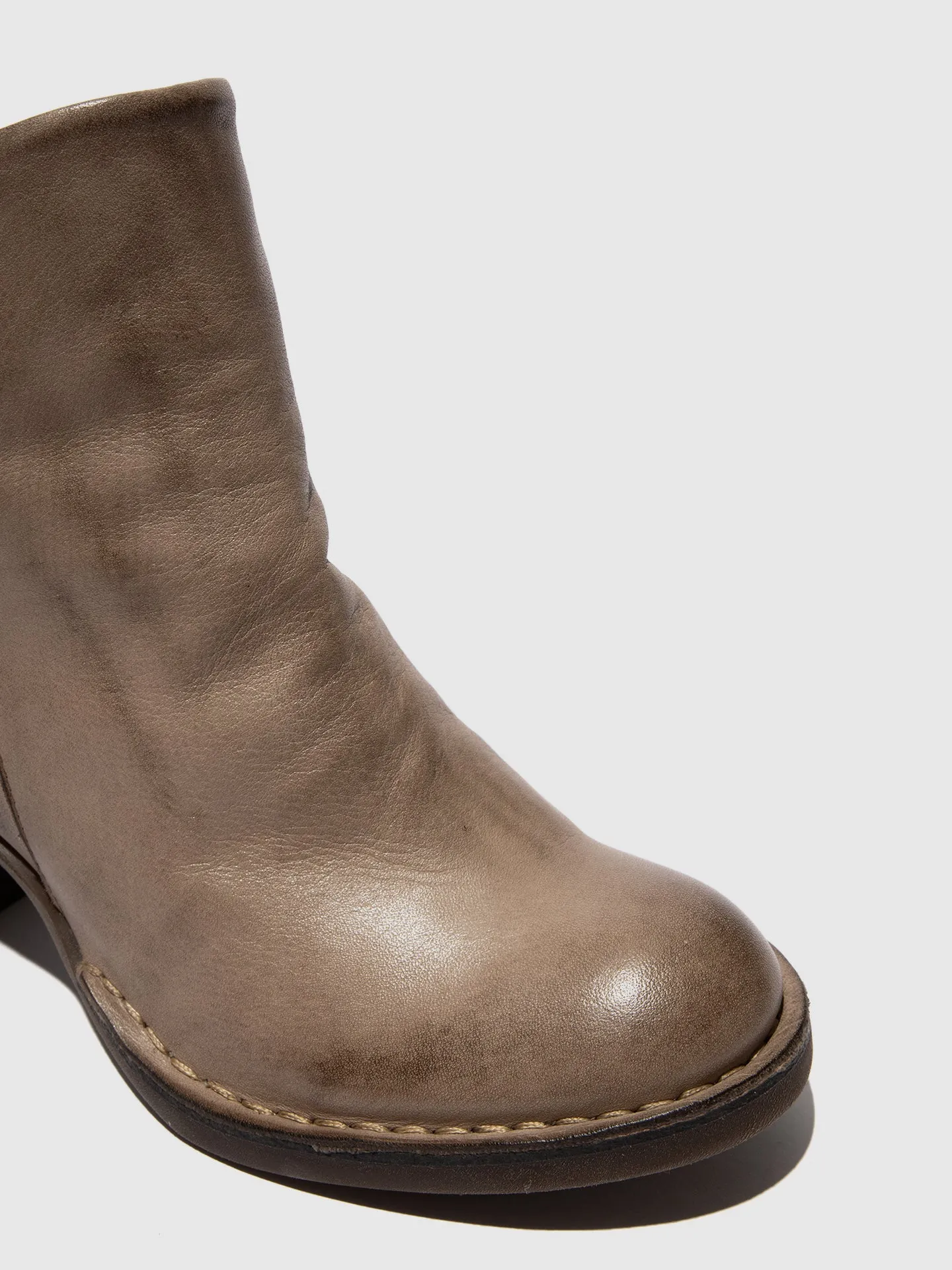 Zip Up Ankle Boots BELL061FLY TAUPE sold by Fly London product image thumbnail 4