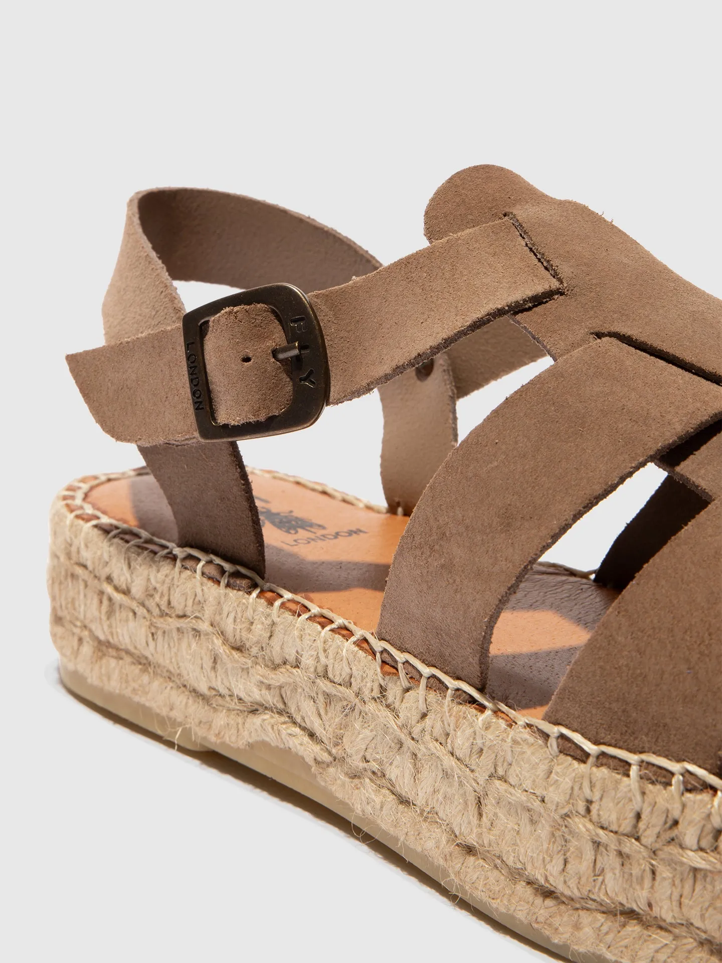 Sling-Back Espadrilles PAWI524FLY SUEDE TAN sold by Fly London product image thumbnail 4