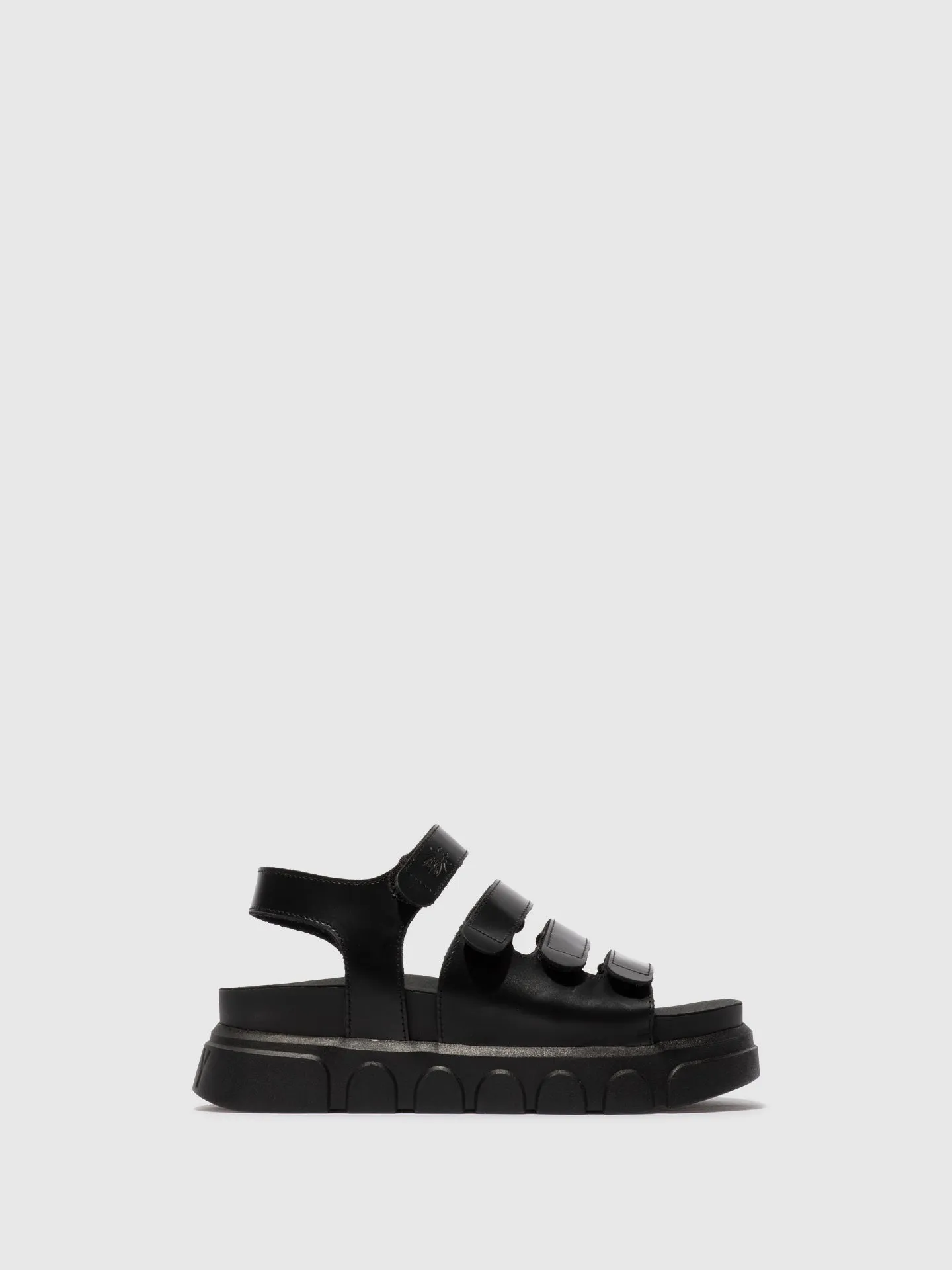 Velcro Sandals CLAD038FLY BLACK sold by Fly London