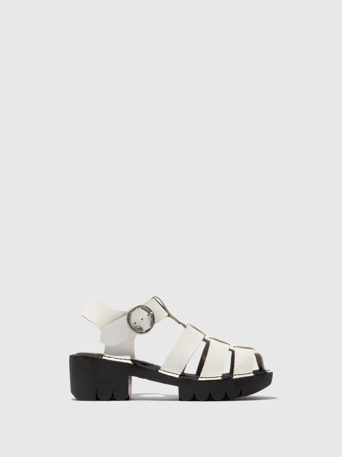 T-Strap Sandals EMME511FLY OFFWHITE sold by Fly London