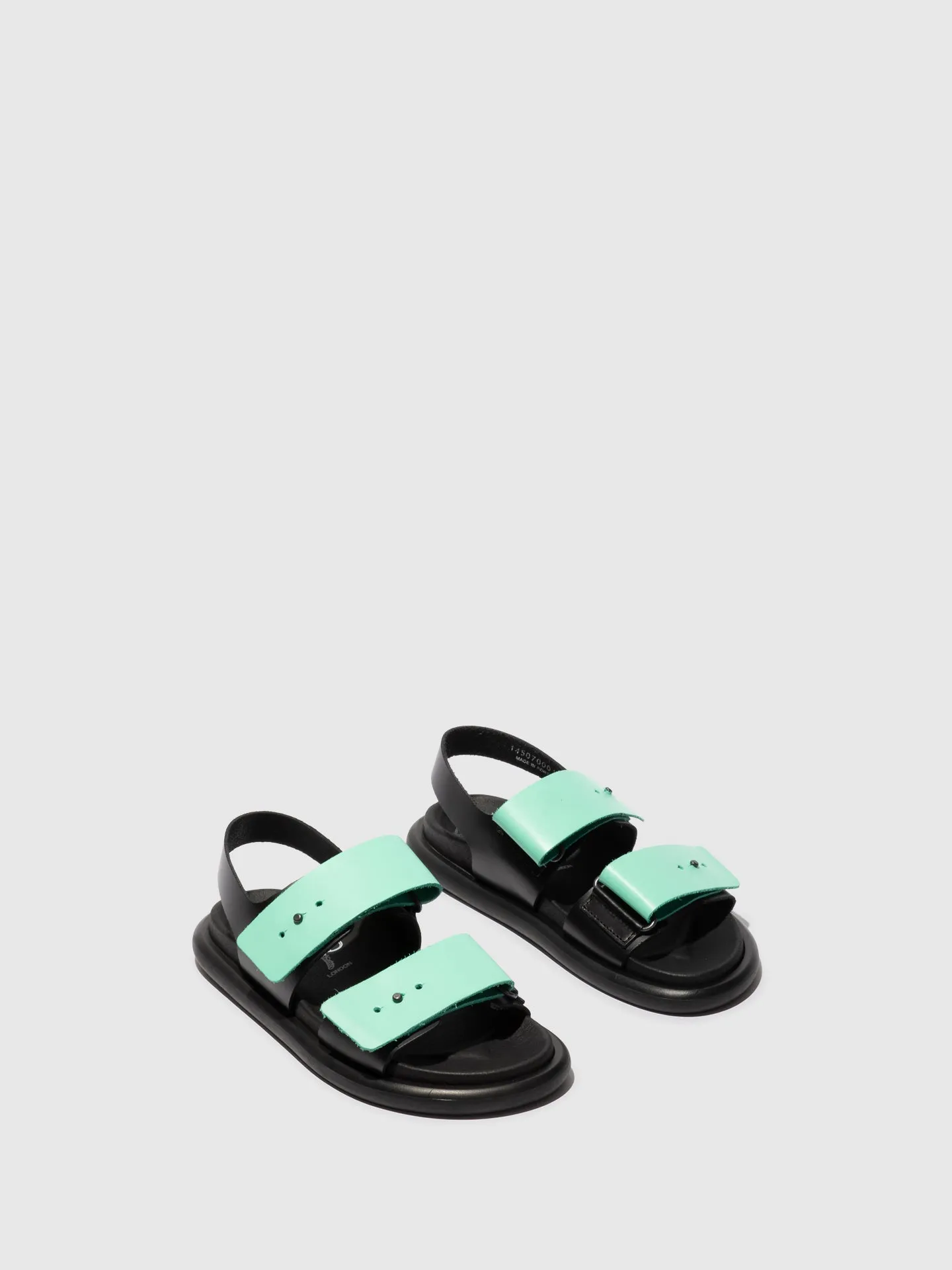 Sling-Back Sandals PAFI070FLY BLACK/SPEARMINT sold by Fly London product image thumbnail 2
