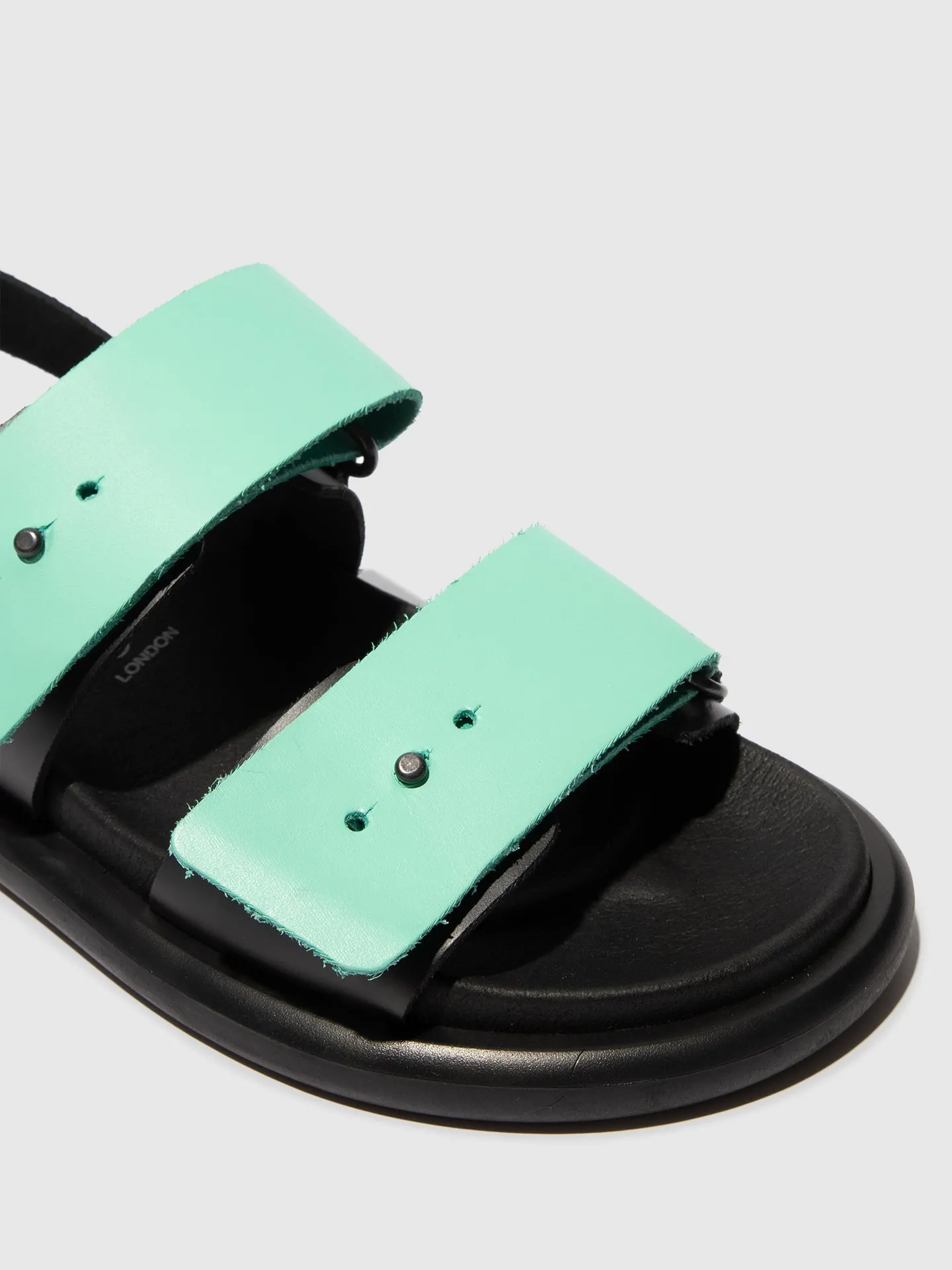 Sling-Back Sandals PAFI070FLY BLACK/SPEARMINT sold by Fly London product image thumbnail 4