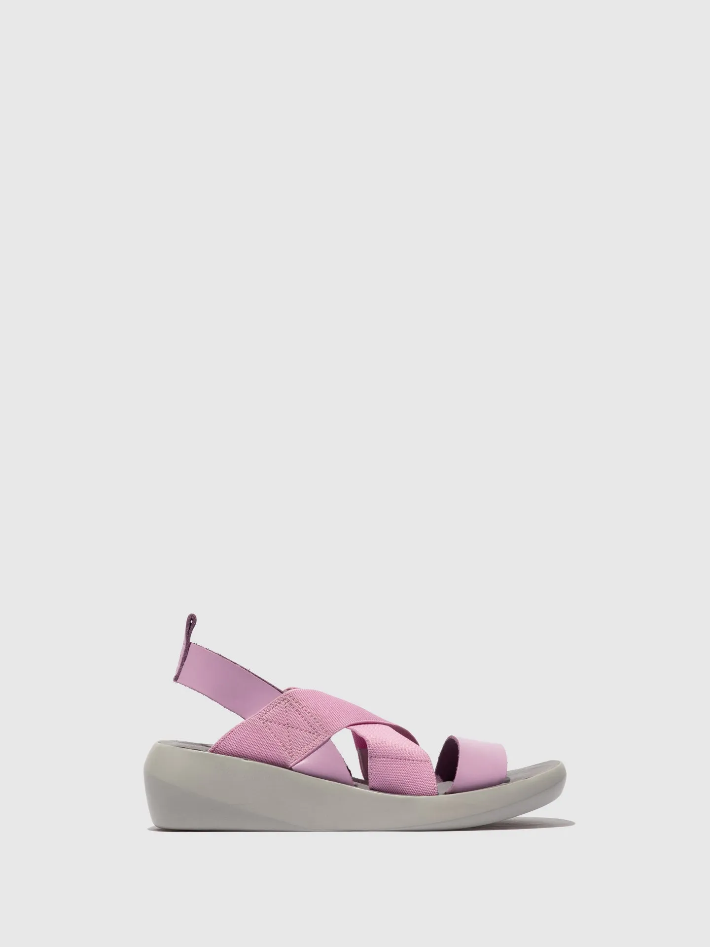 Crossover Sandals BAJI848FLY PINK sold by Fly London