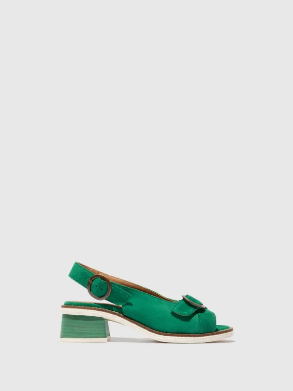Buckle Sandals CERI090FLY GREEN sold by Fly London