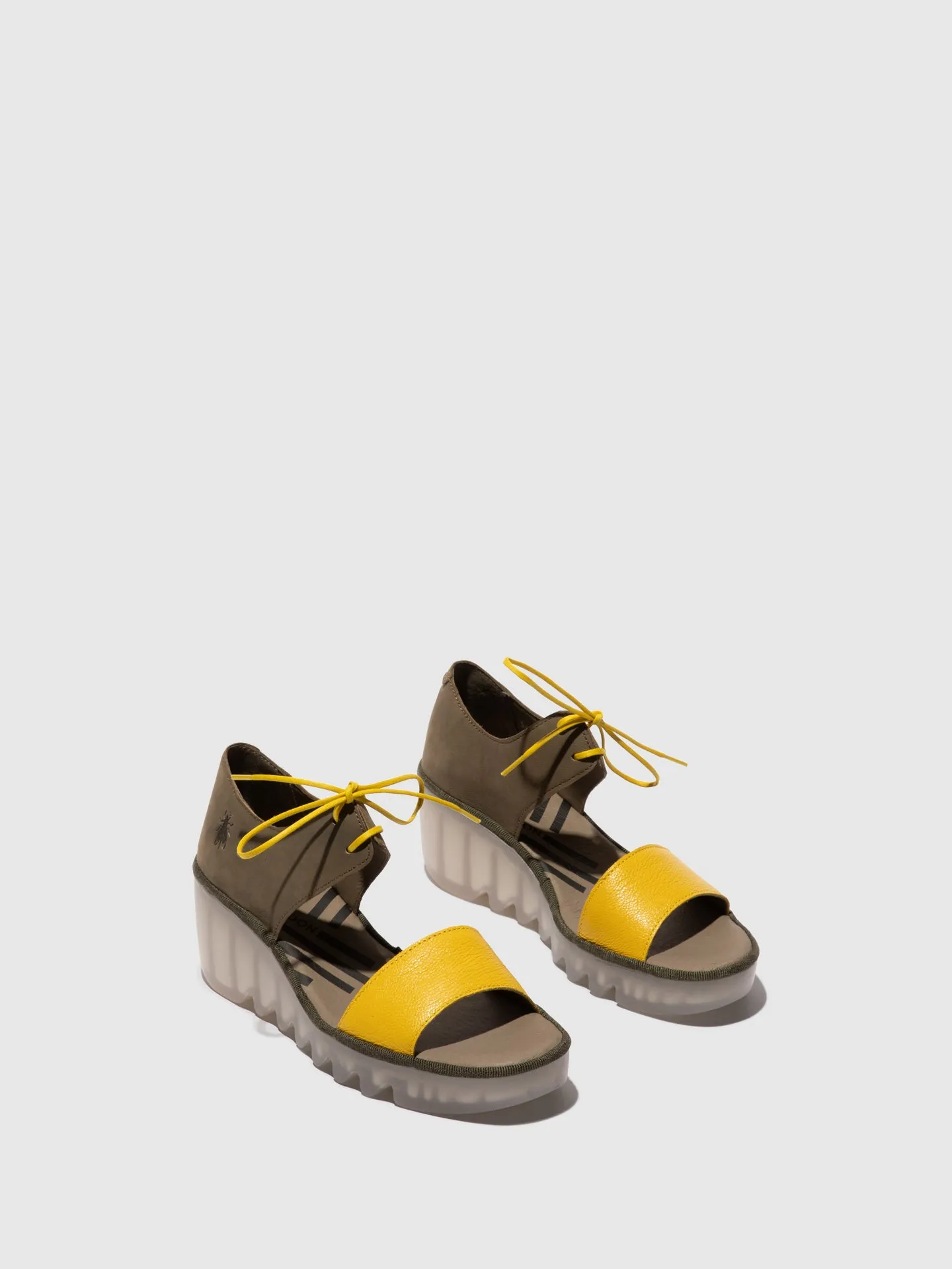 Lace-up Sandals BILU465FLY YELLOW/KHAKI sold by Fly London product image thumbnail 2