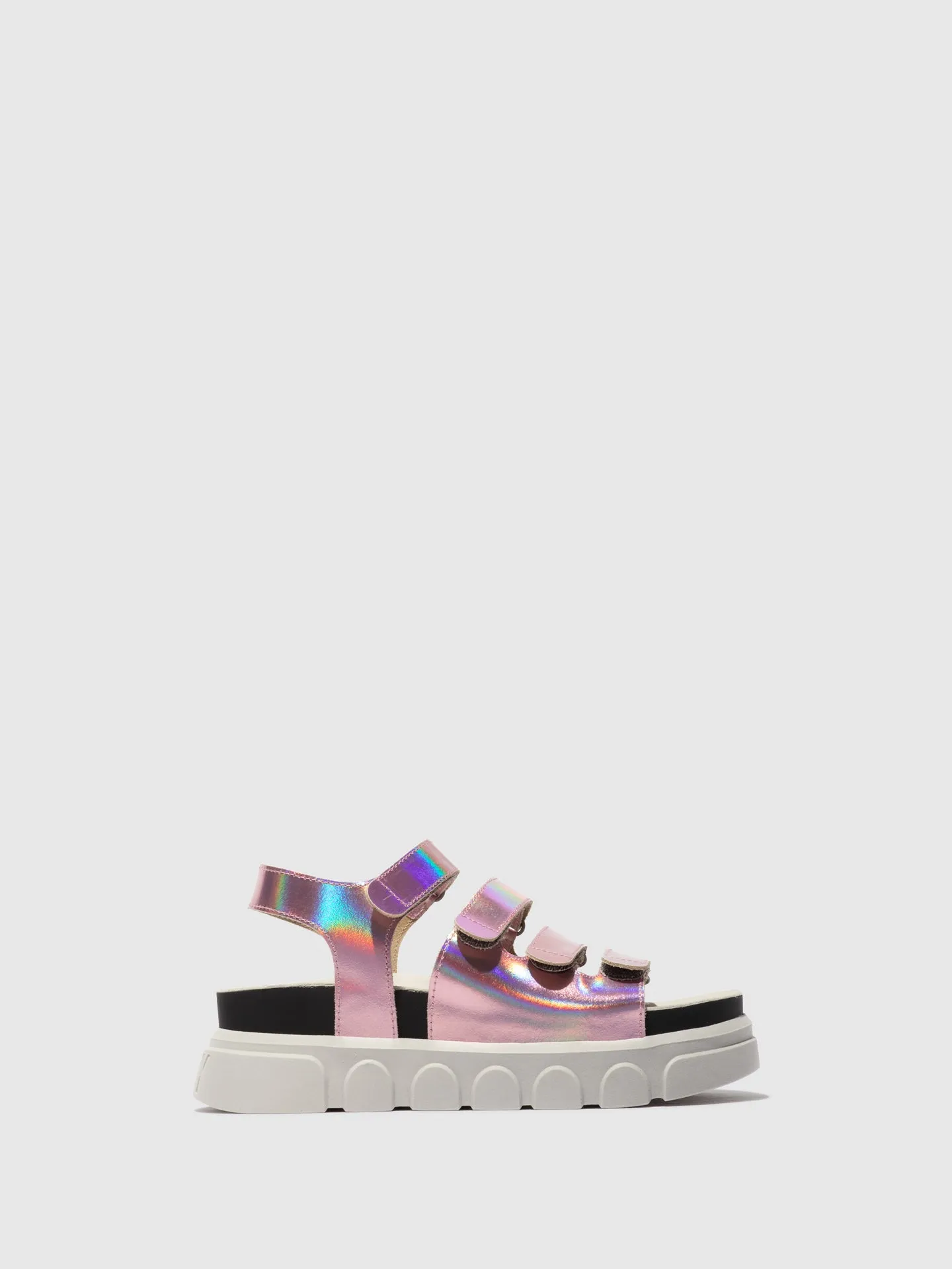 Velcro Sandals CLAD038FLY PINK sold by Fly London