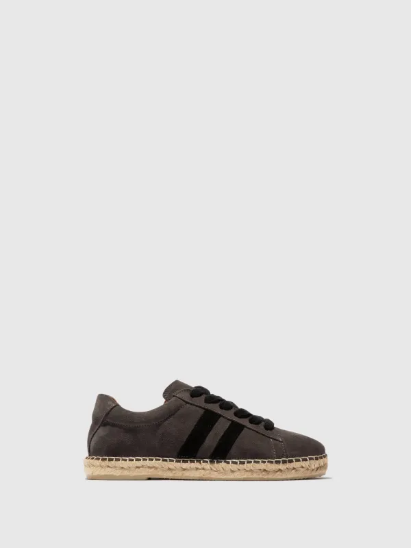 Lace-up Espadrilles SCAM529FLY GREY/BLACK sold by Fly London