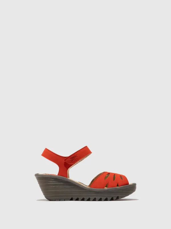 Sling-Back Sandals YAZI479FLY SCARLET sold by Fly London