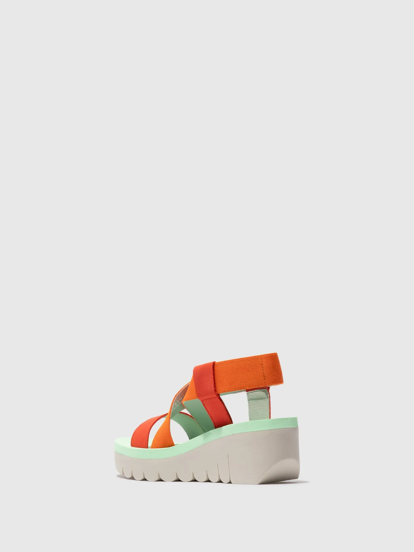 Sling-Back Sandals YABI922FLY DEVIL RED/ORANGE/SPEARMINT sold by Fly London product image thumbnail 3