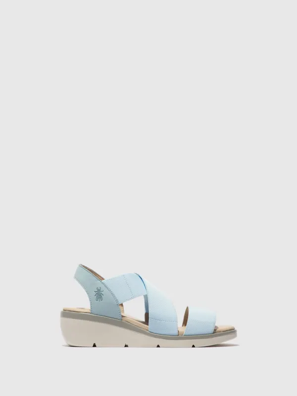 Elasticated Sandals NOLI056FLY SKY BLUE sold by Fly London