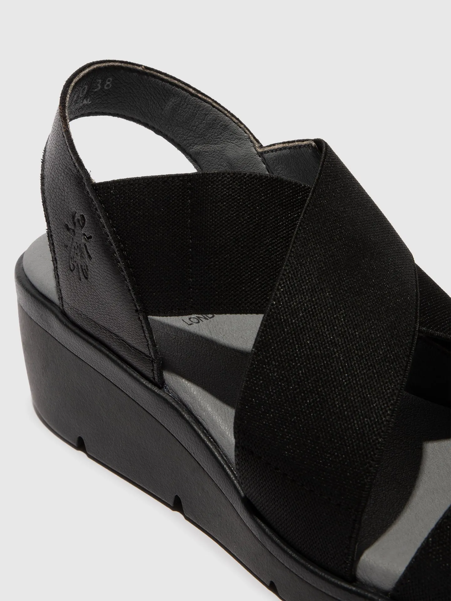 Elasticated Sandals NOLI056FLY BLACK sold by Fly London product image thumbnail 4