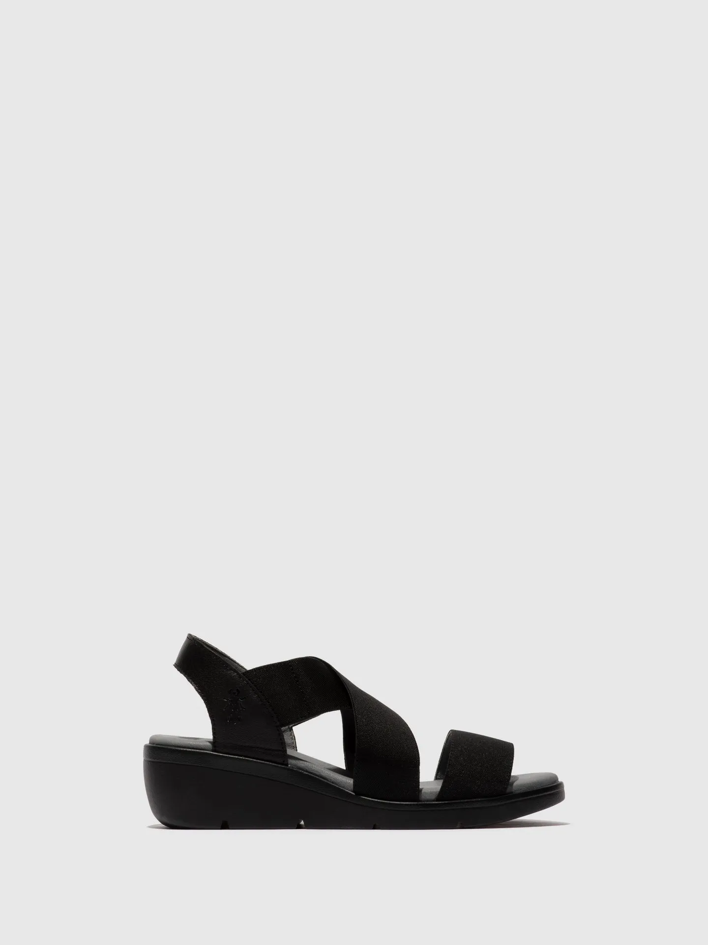 Elasticated Sandals NOLI056FLY BLACK sold by Fly London