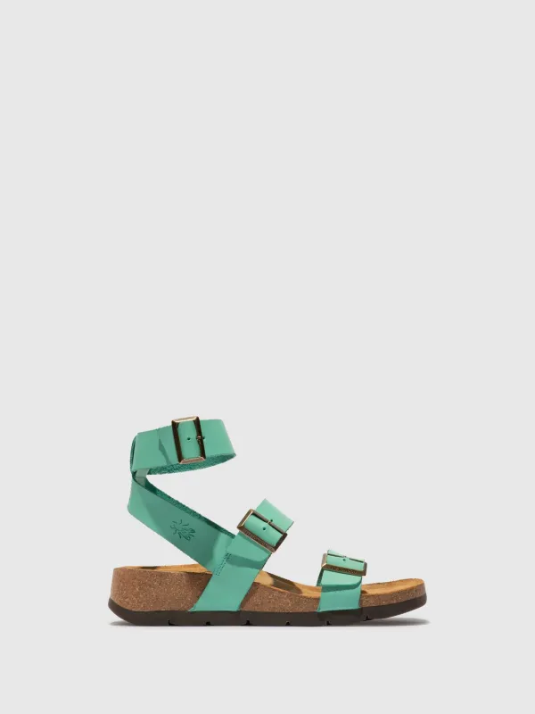 Buckle Sandals COKI040FLY SPEARMINT sold by Fly London