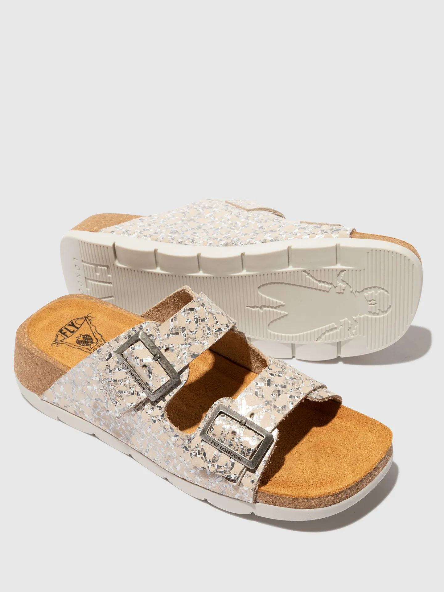 Buckle Sandals CAJA721FLY FANTASY WHITE sold by Fly London product image thumbnail 4