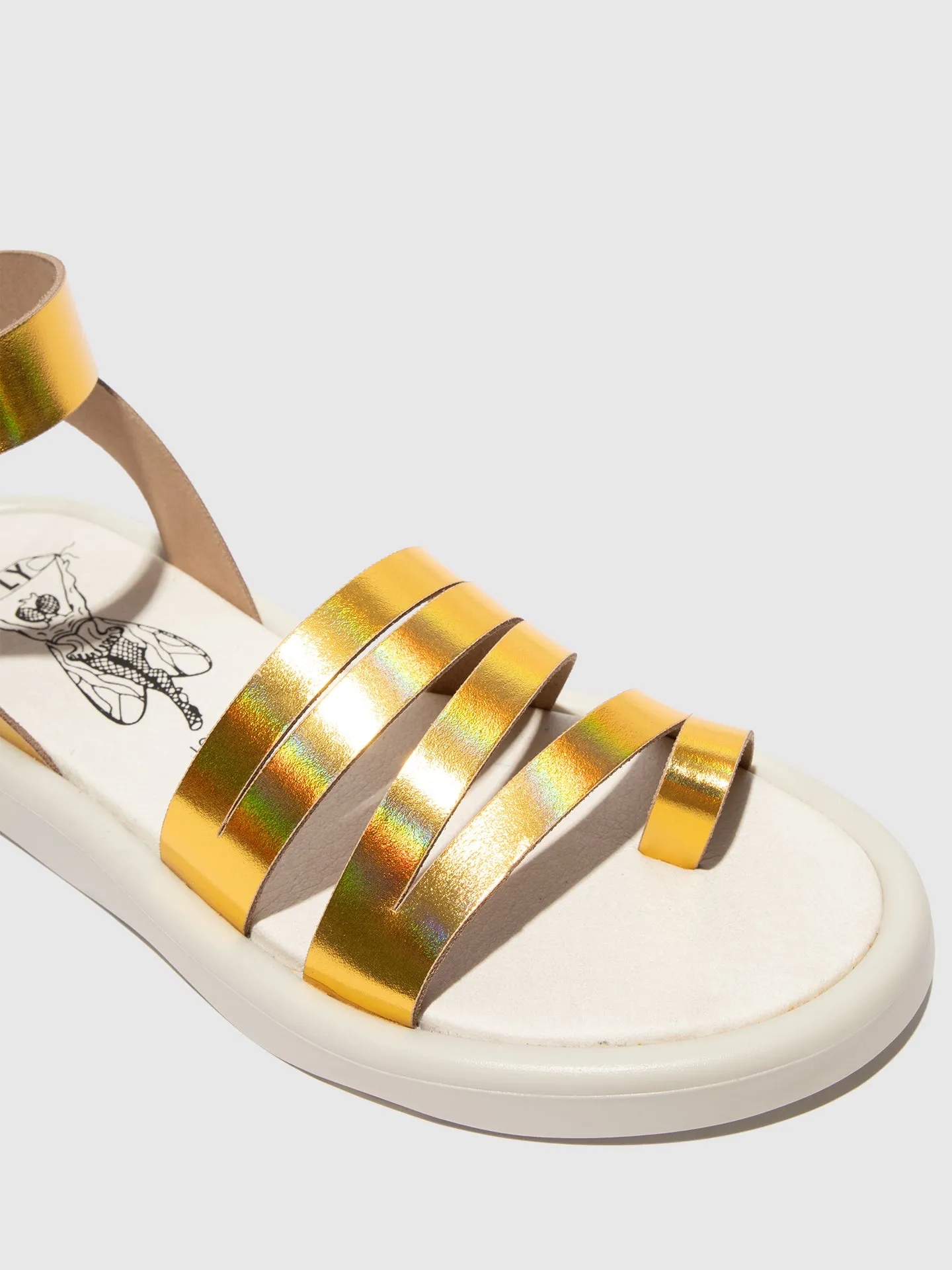 Ankle Strap Sandals TRIX075FLY GOLD sold by Fly London product image thumbnail 4