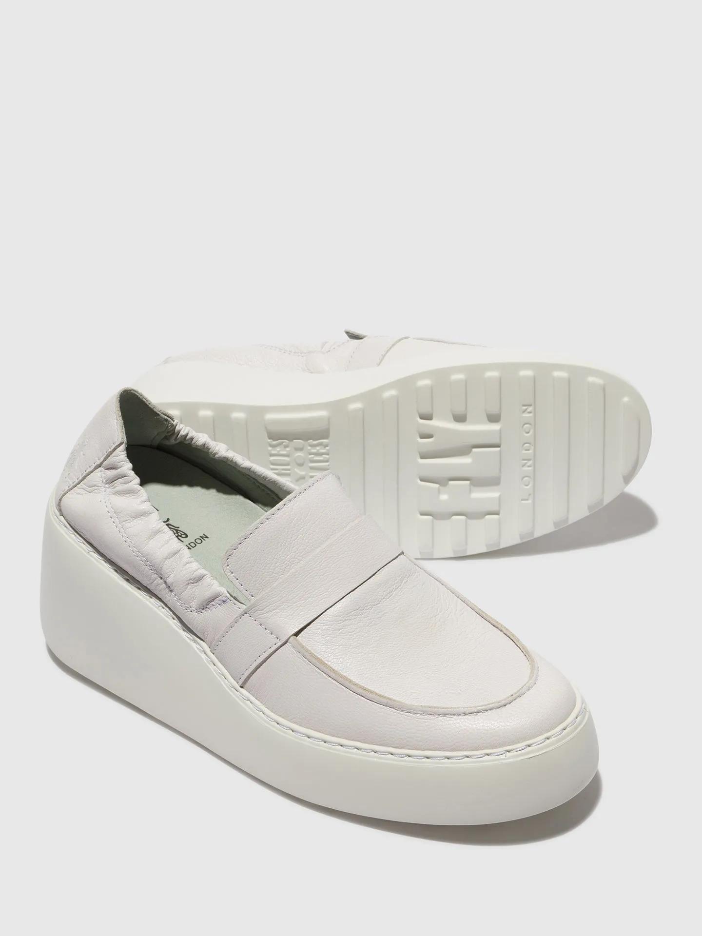 Slip-on Trainers DULI620FLY WHITE/WHITE sold by Fly London product image thumbnail 4