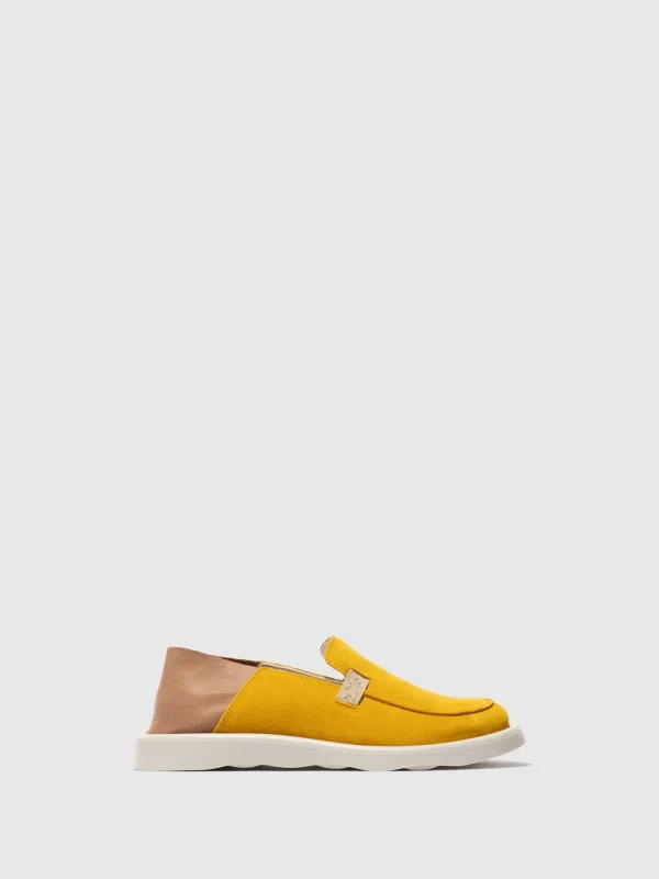 Slip-on Shoes TEVI060FLY YELLOW/TAUPE sold by Fly London