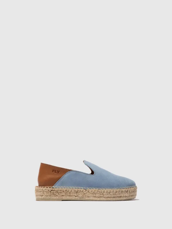 Slip-on Espadrilles PULY522FLY SKY BLUE/TAN sold by Fly London