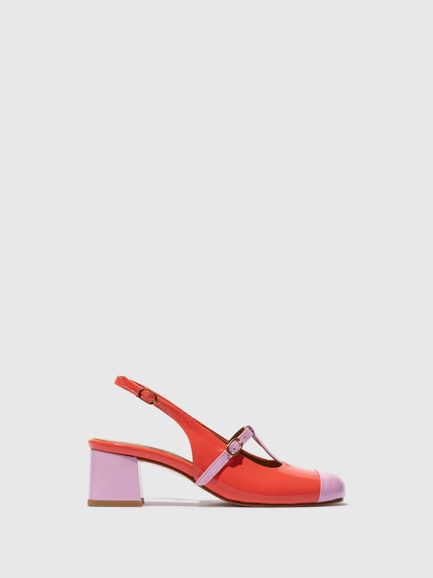 Sling-Back Sandals SOLN083FLY PINK/SCARLET sold by Fly London