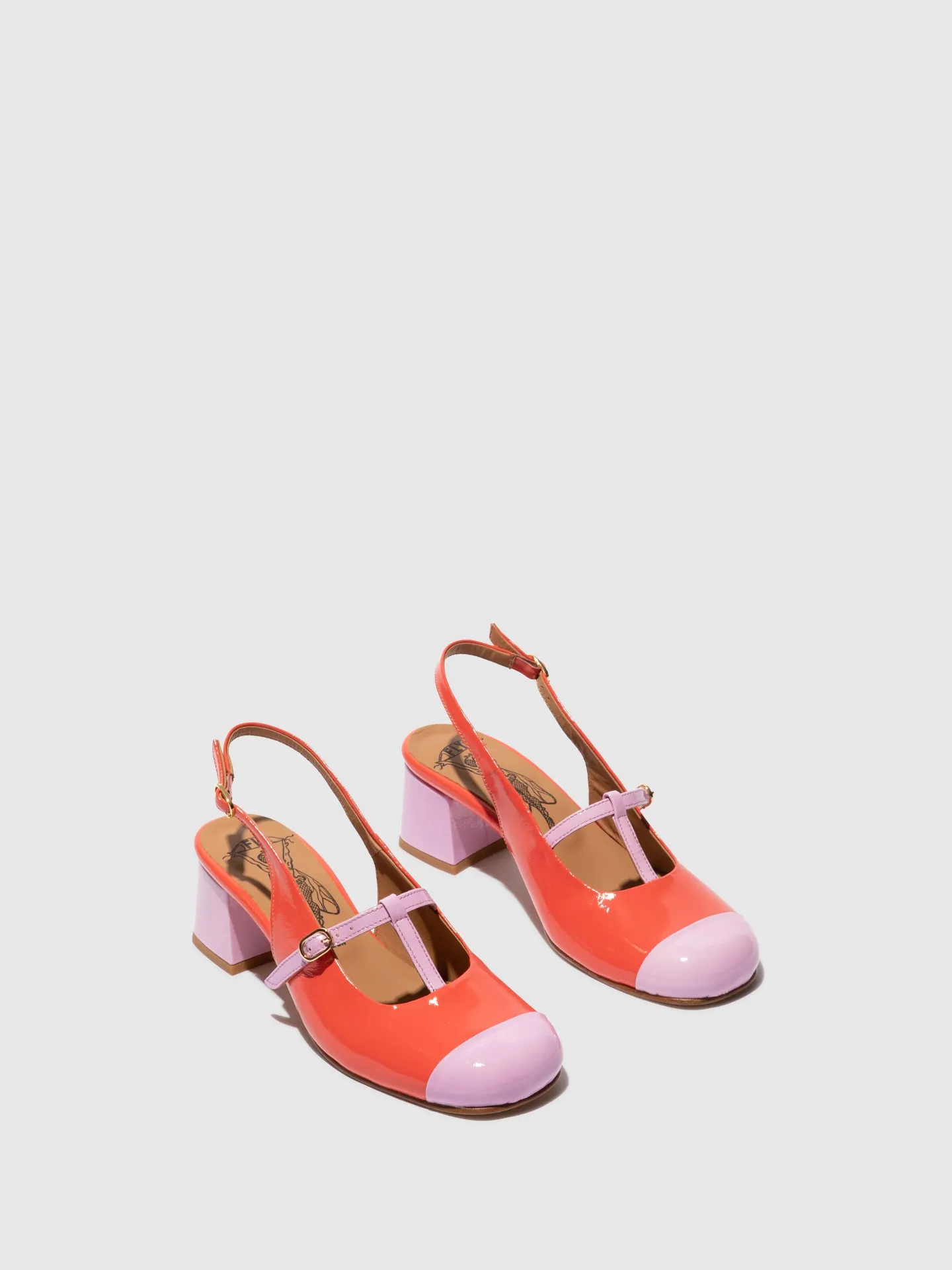 Sling-Back Sandals SOLN083FLY PINK/SCARLET sold by Fly London product image thumbnail 2