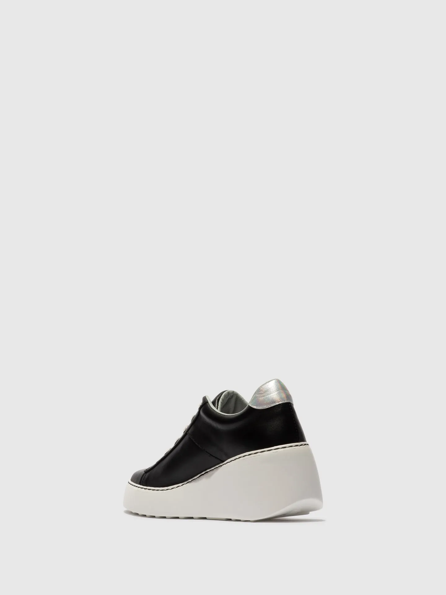 Lace-up Trainers DELF580FLY BLACK/SILVER sold by Fly London product image thumbnail 3