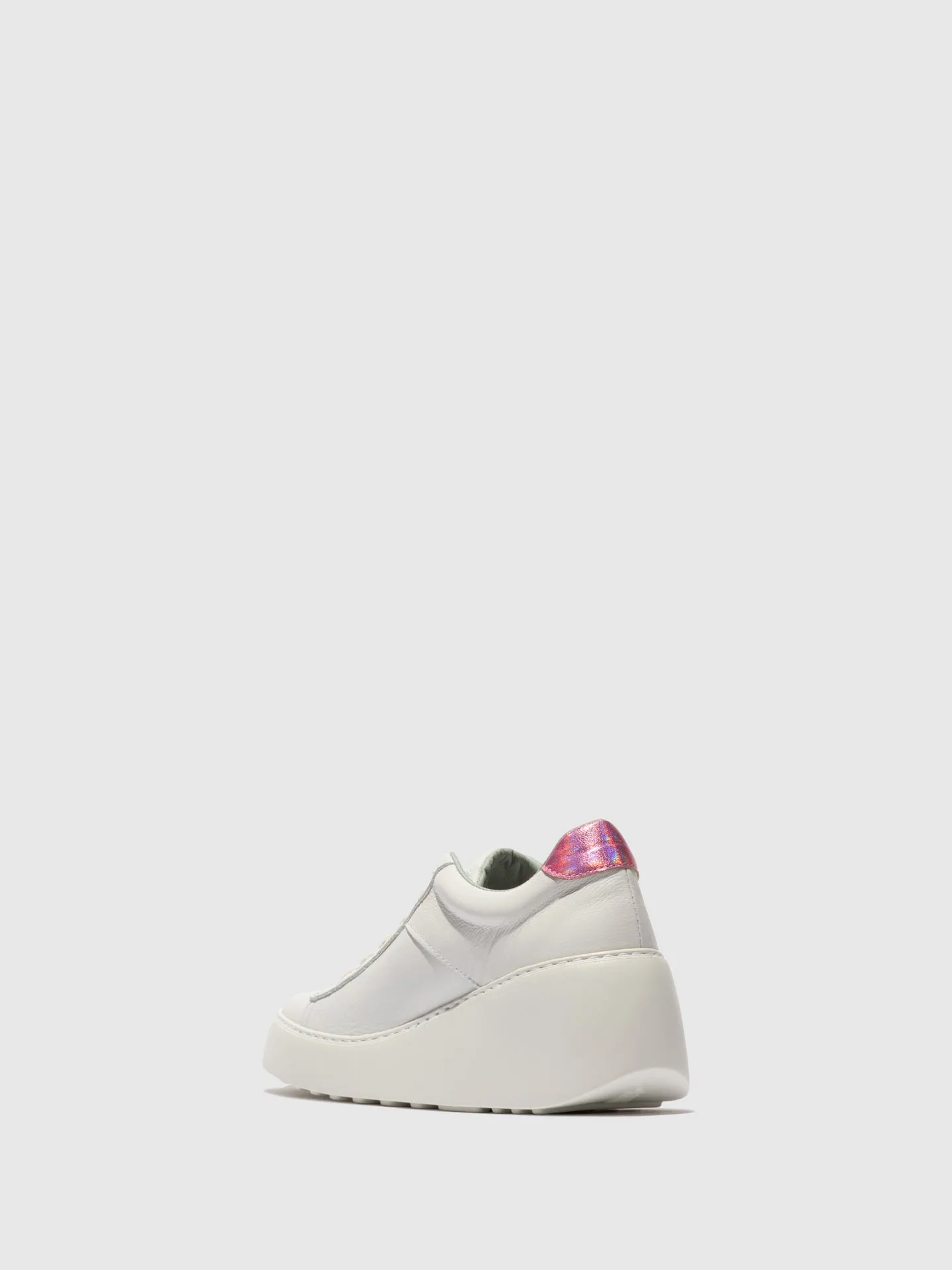 Lace-up Trainers DELF580FLY WHITE/PINK sold by Fly London product image thumbnail 3