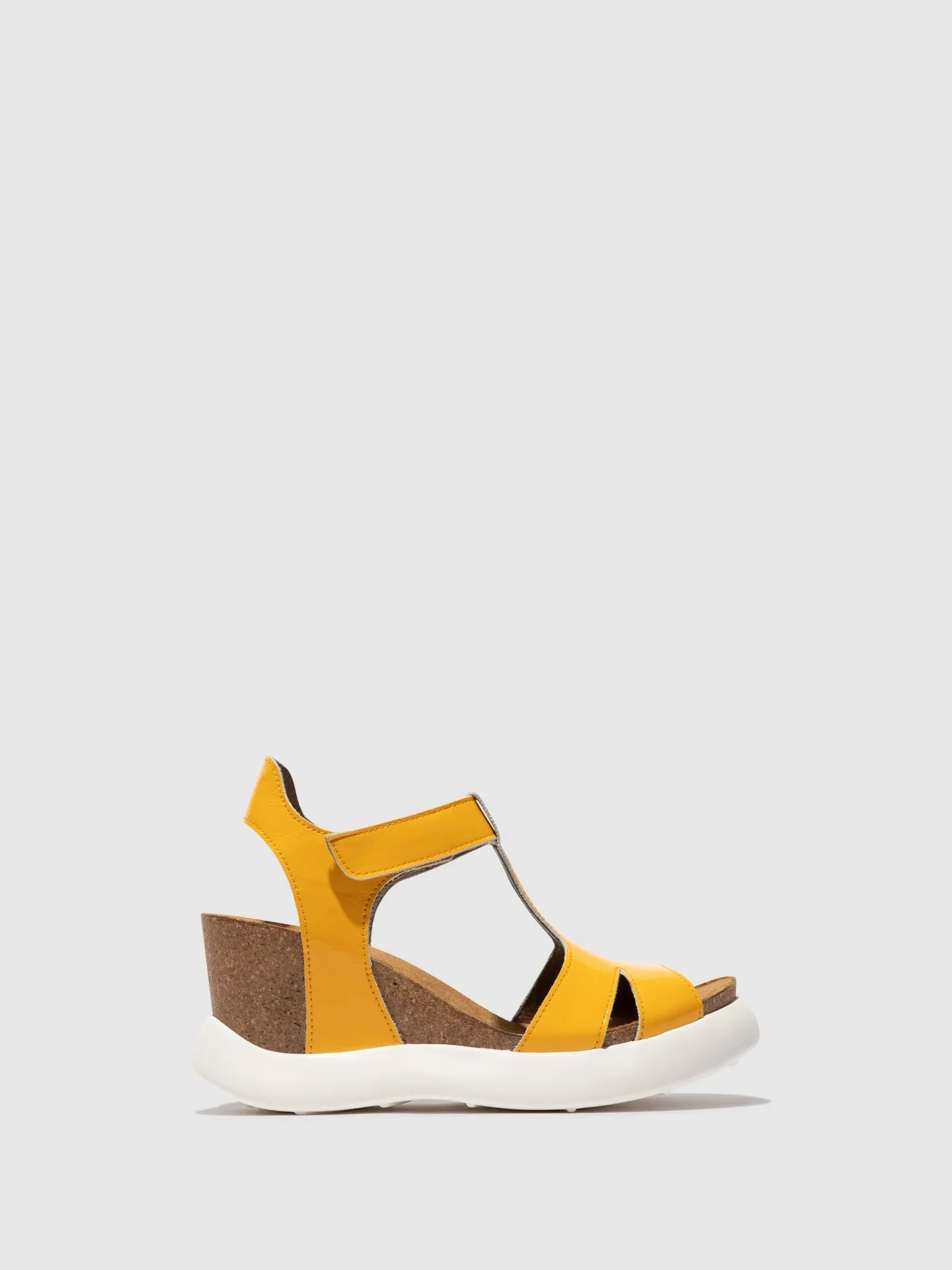Velcro Sandals GUFI049FLY YELLOW sold by Fly London