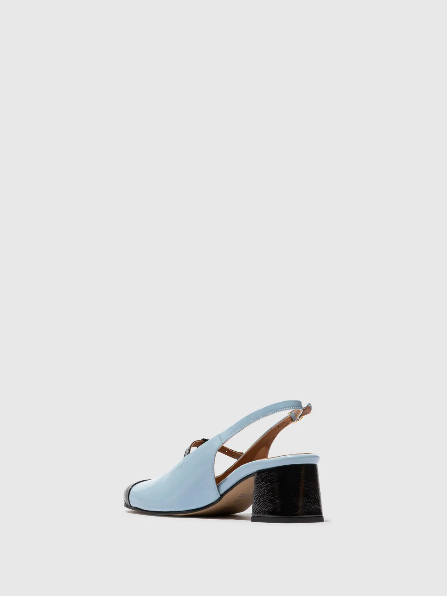 Sling-Back Sandals SOLN083FLY BLACK/ SKY BLUE sold by Fly London product image thumbnail 3