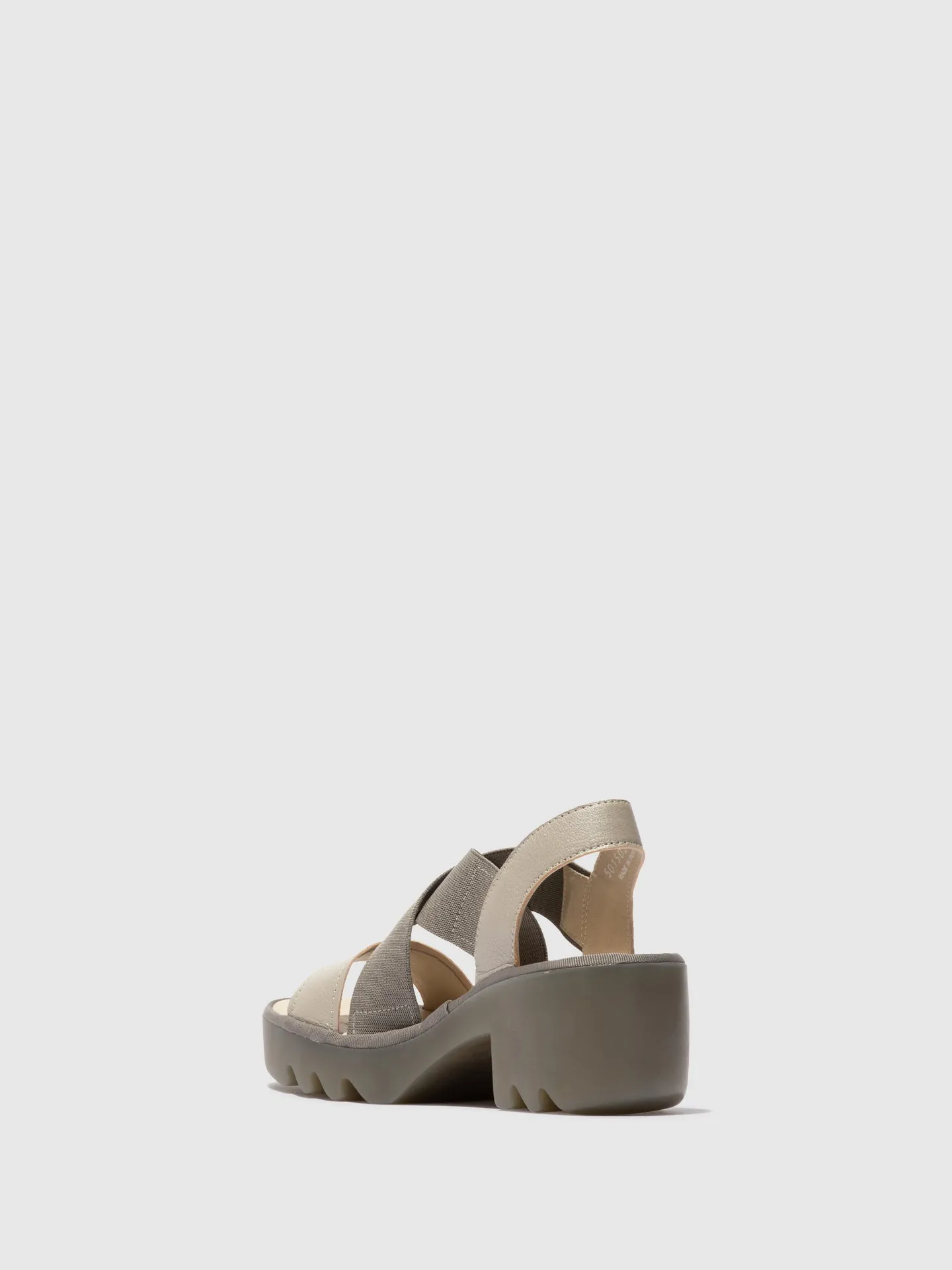 Crossover Sandals TAJI502FLY SILVER sold by Fly London product image thumbnail 3