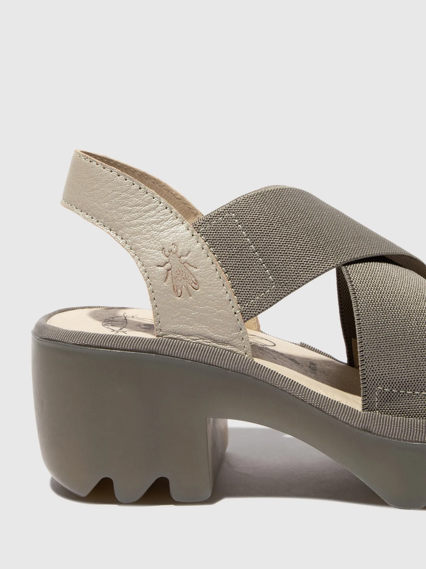 Crossover Sandals TAJI502FLY SILVER sold by Fly London product image thumbnail 4