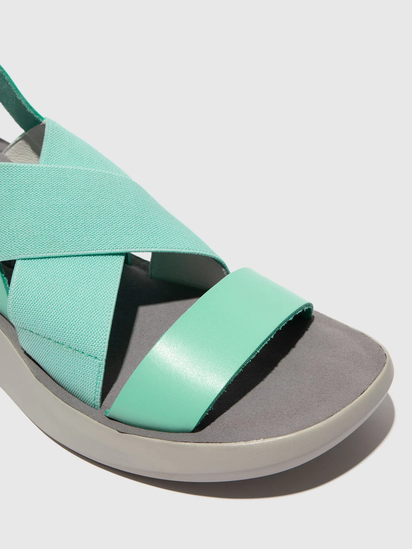Crossover Sandals BAJI848FLY SPEARMINT sold by Fly London product image thumbnail 4