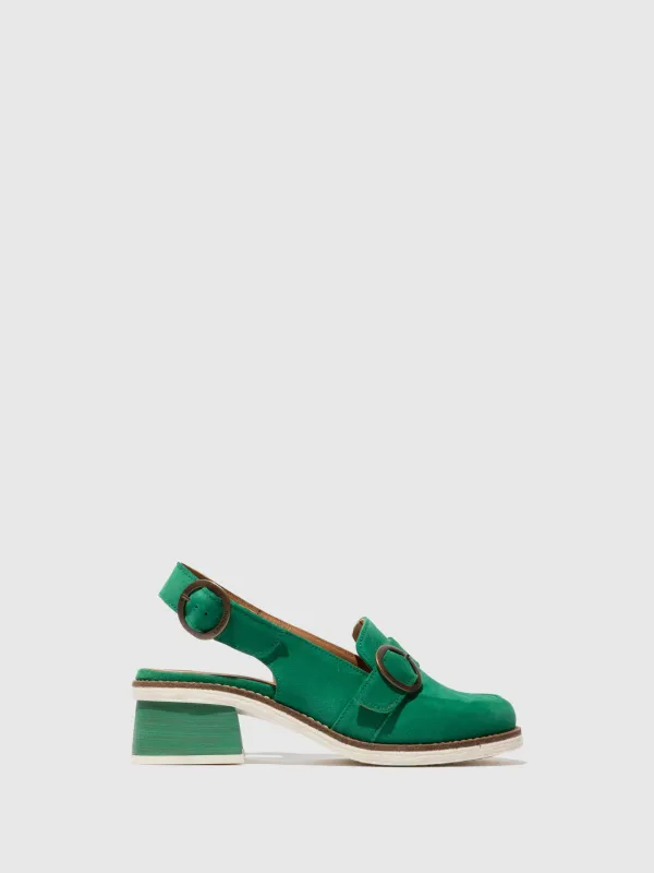 Buckle Shoes CUTH094FLY GREEN sold by Fly London