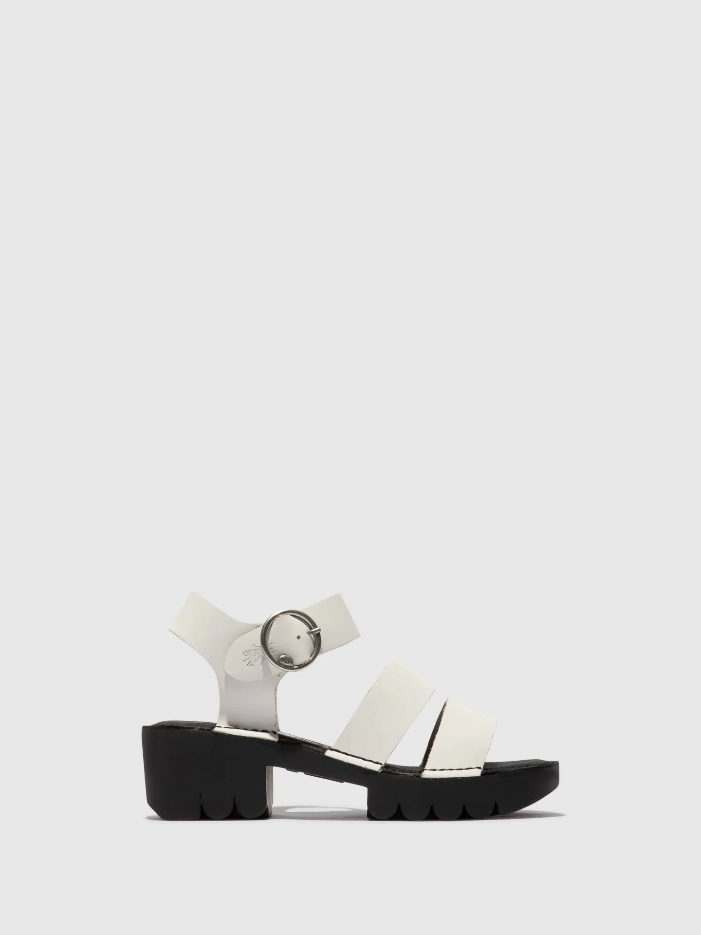 Buckle Sandals EGLY520FLY OFFWHITE sold by Fly London