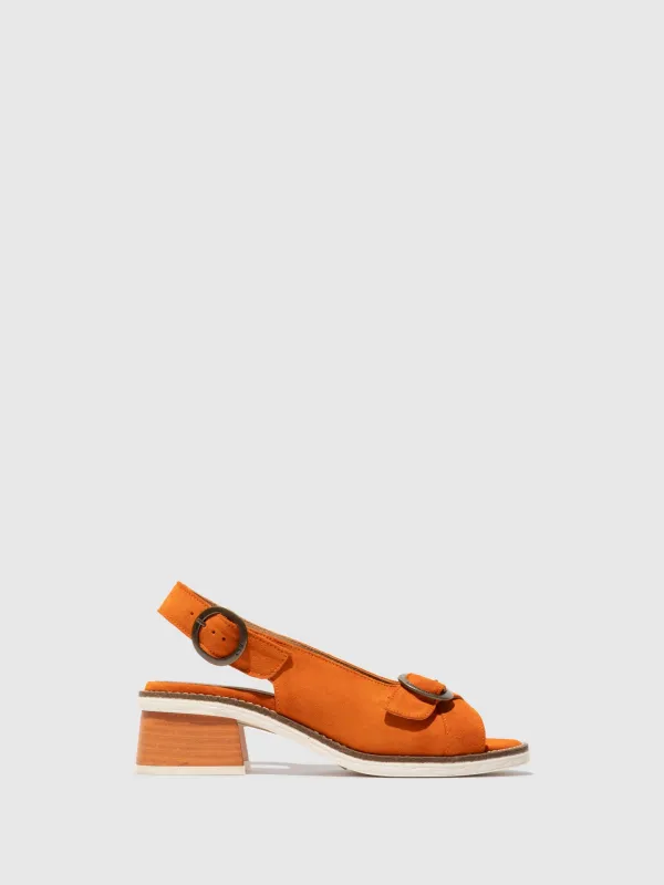 Buckle Sandals CERI090FLY ORANGE sold by Fly London