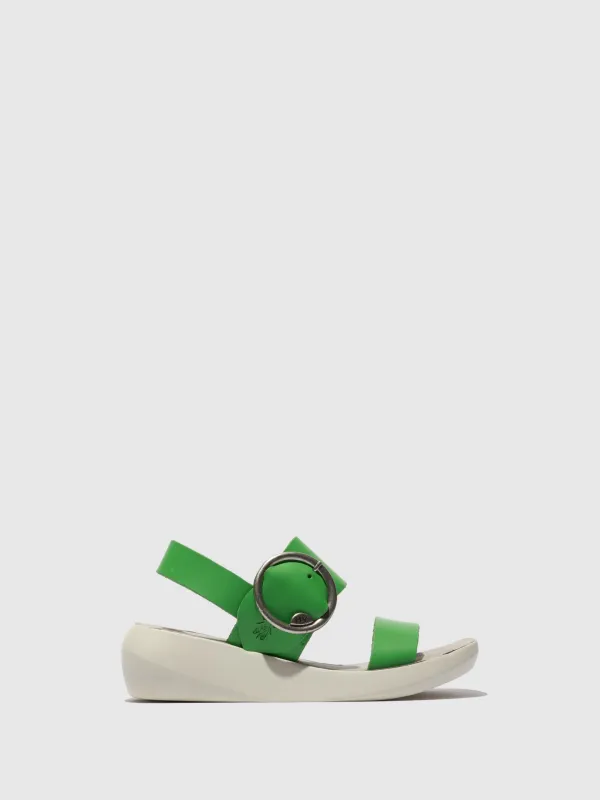 Buckle Sandals BANI739FLY GREEN sold by Fly London