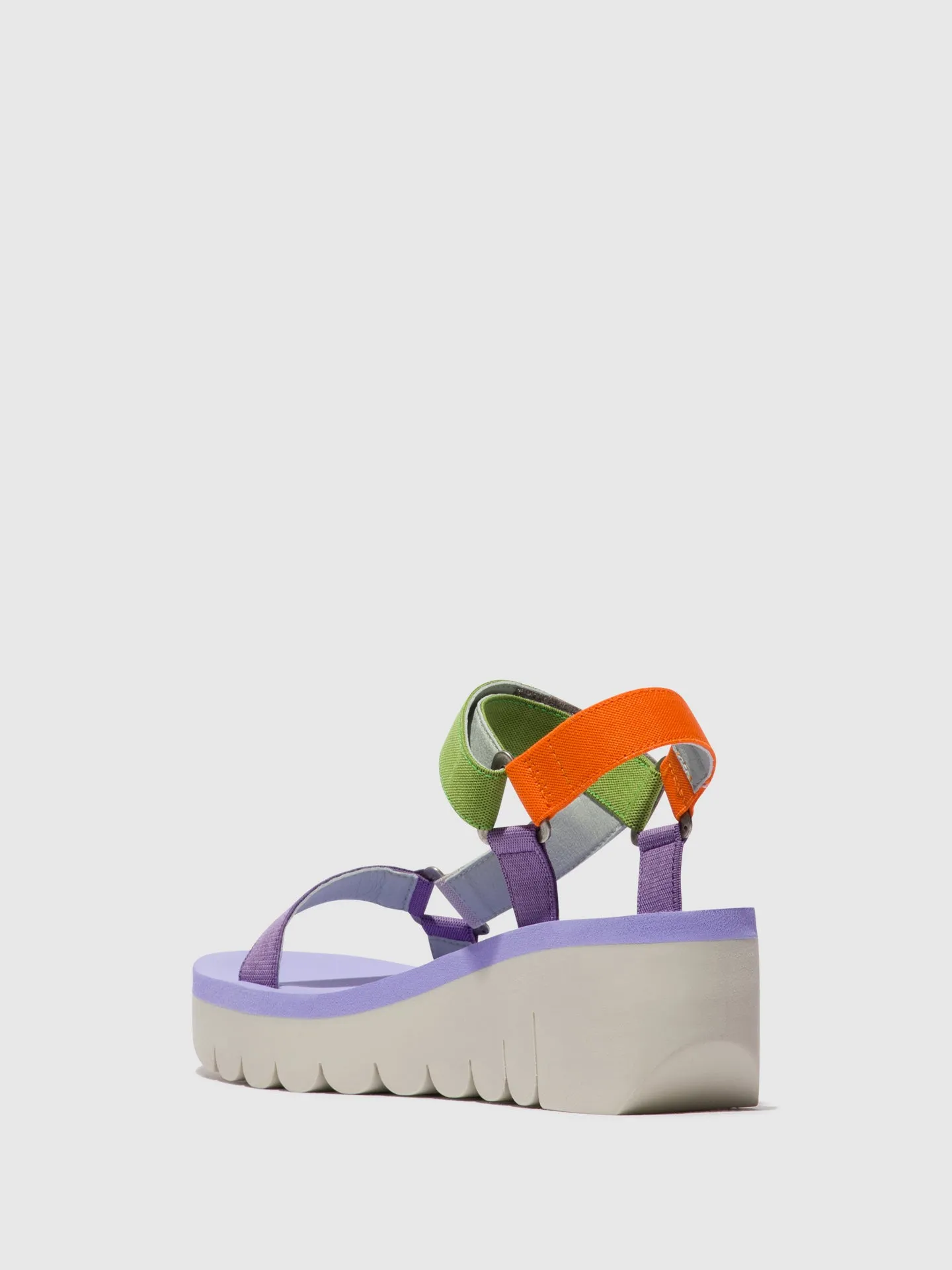 Velcro Sandals YEFA726FLY MULTICOLOR (VIOLA) sold by Fly London product image thumbnail 3