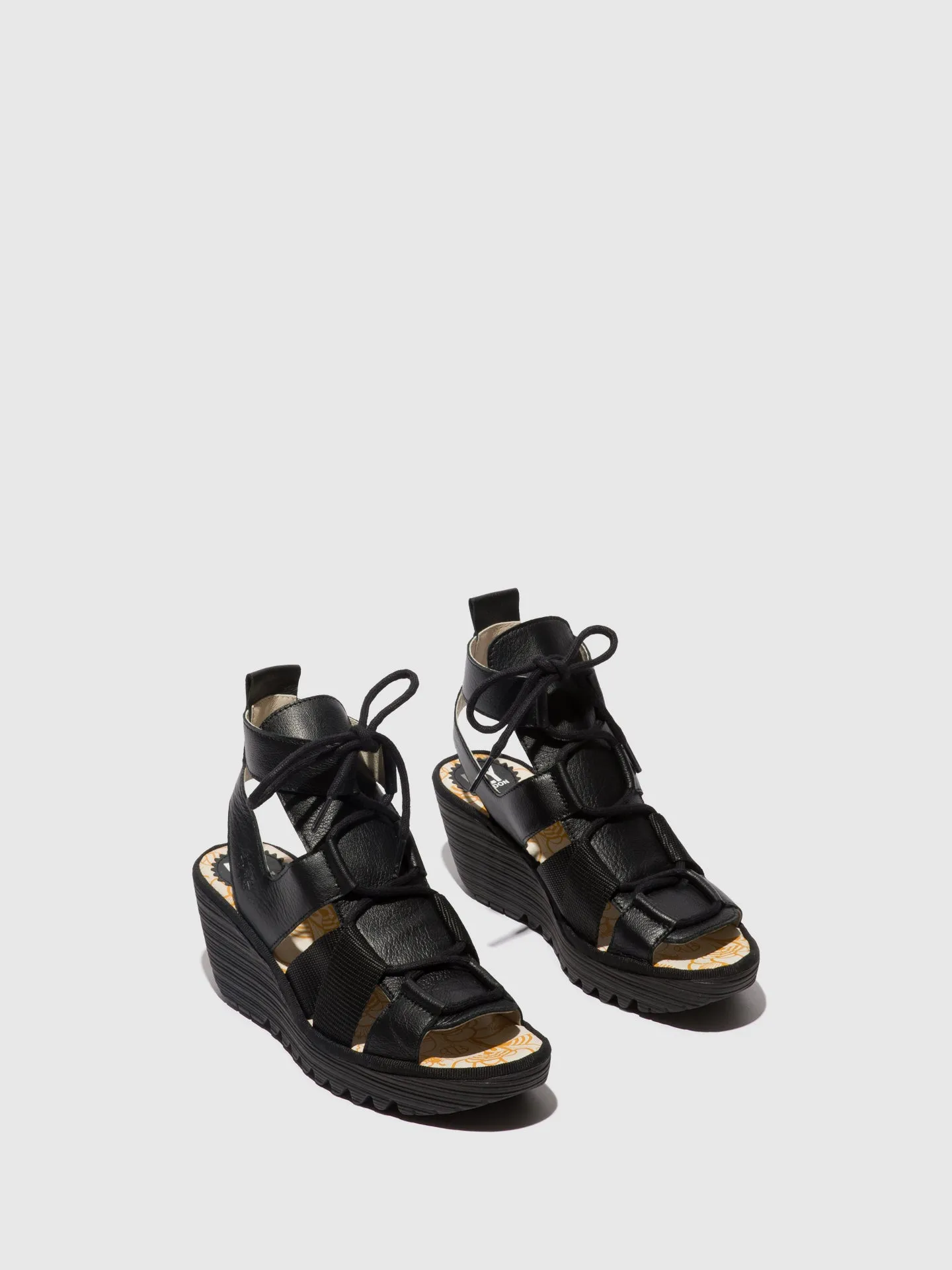 Lace-up Sandals YACA413FLY BLACK sold by Fly London product image thumbnail 2