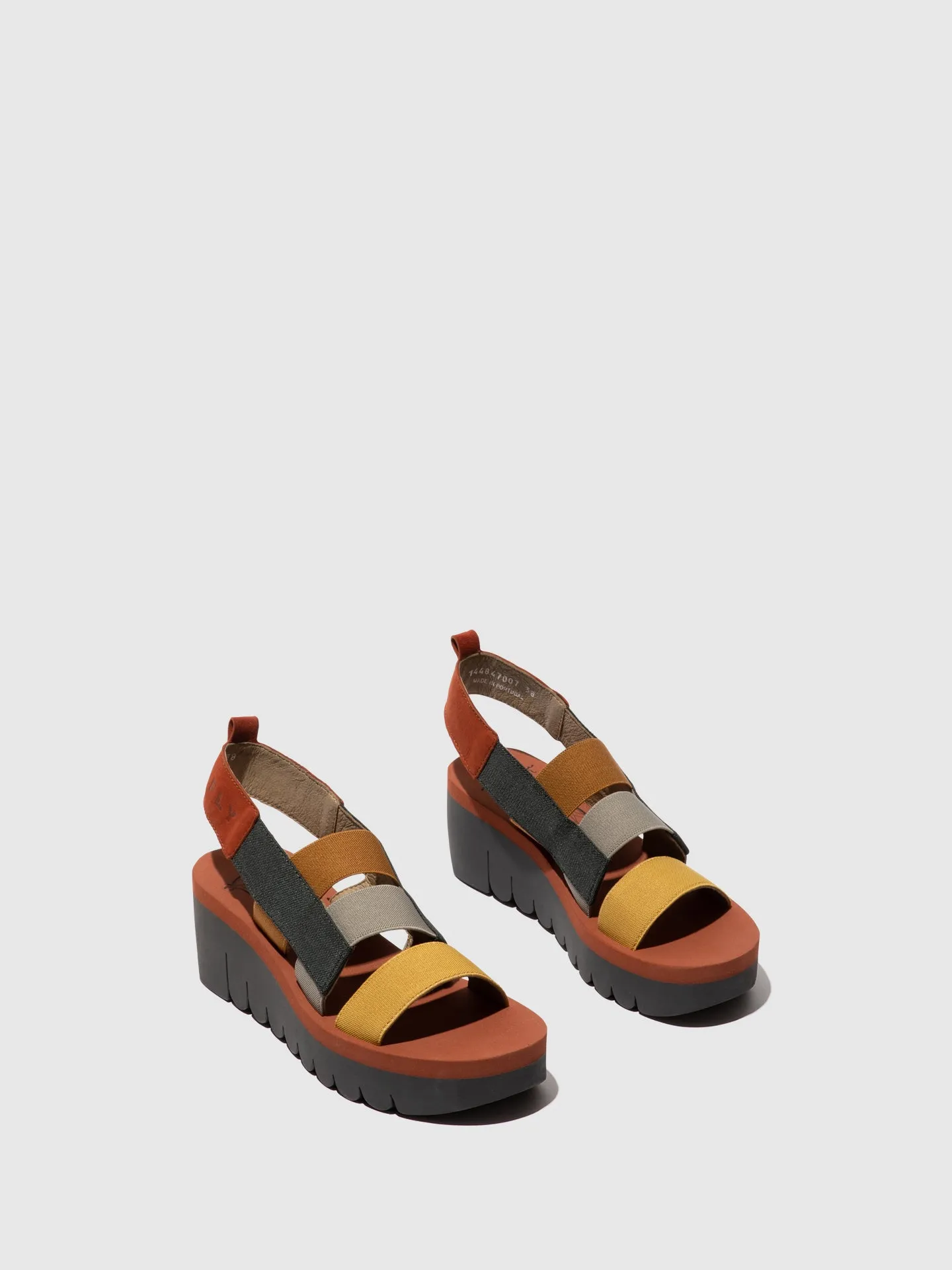 Strappy Sandals YERE847FLY MULTI (BRICK) sold by Fly London product image thumbnail 3