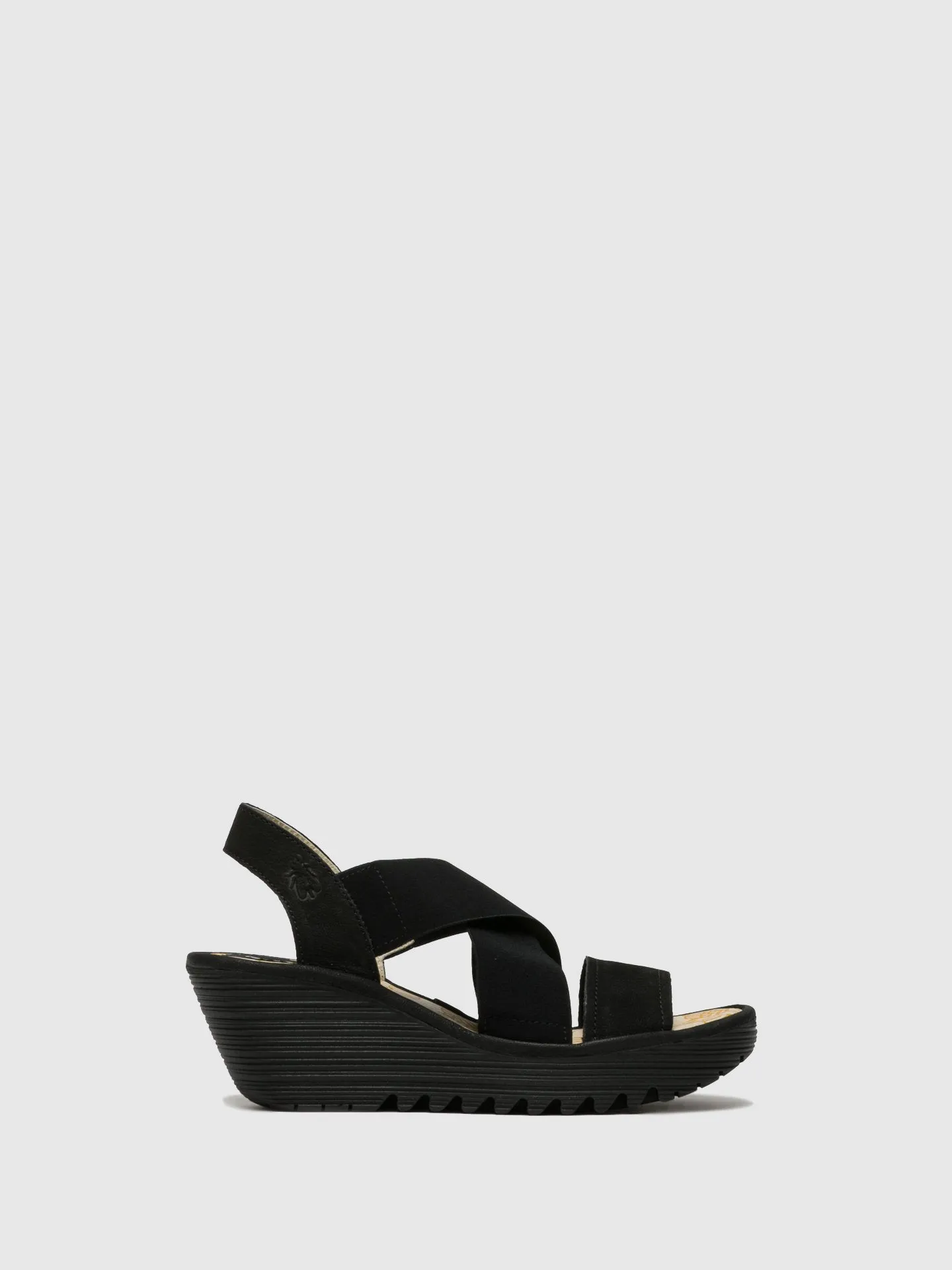 Strappy Sandals YAJI888FLY BLACK sold by Fly London