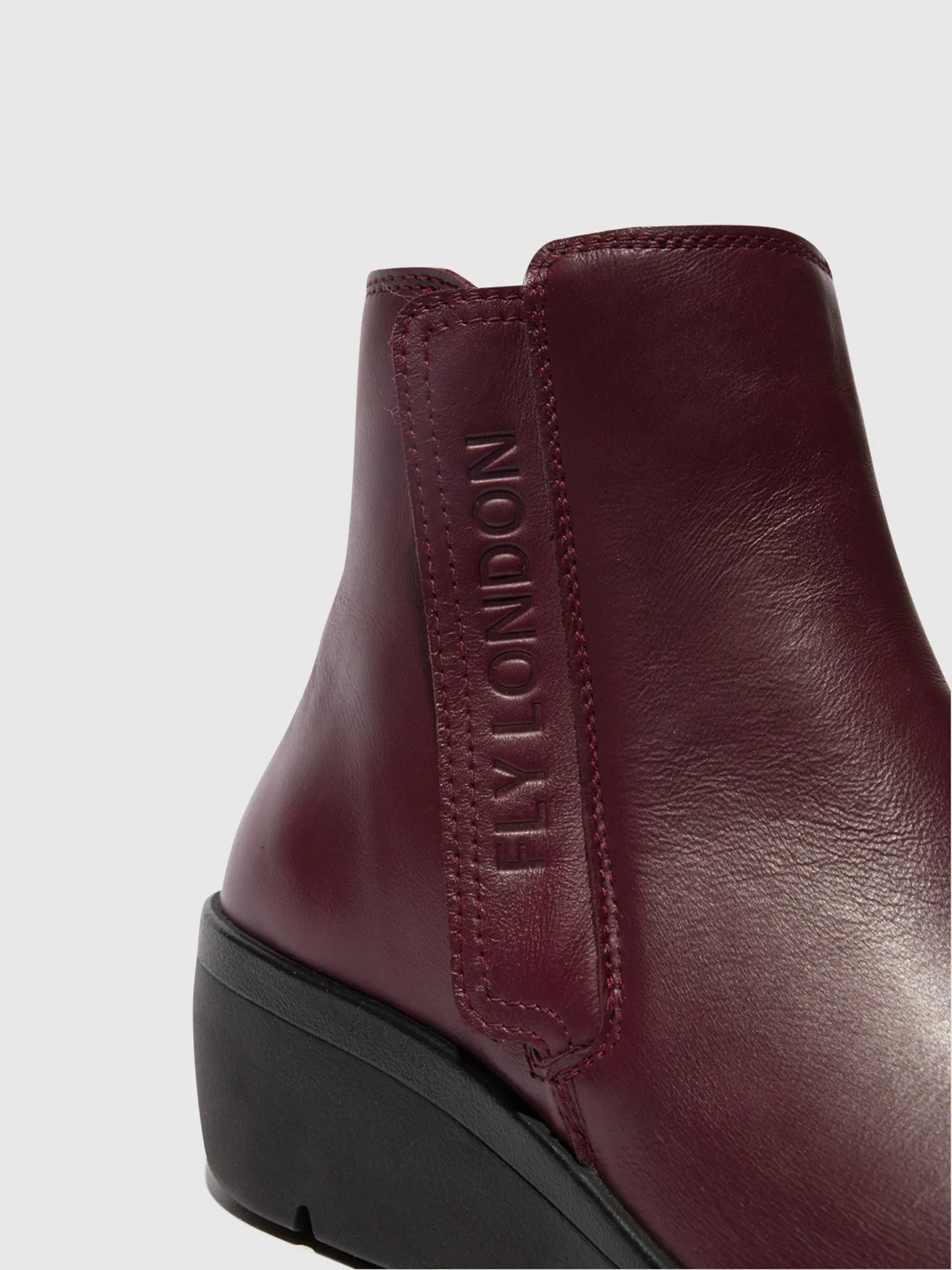 Zip Up Ankle Boots NULA550FLY BORDEAUX sold by Fly London product image thumbnail 4