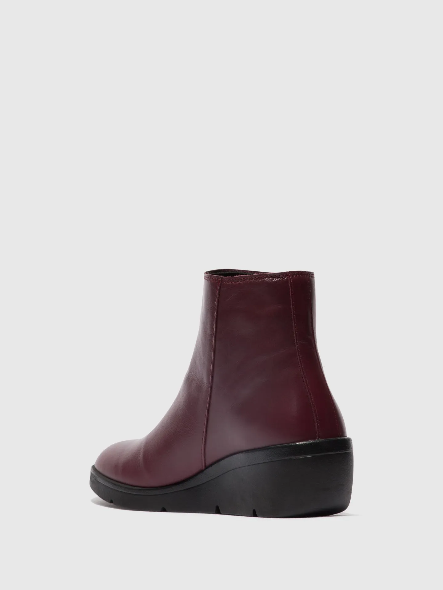 Zip Up Ankle Boots NULA550FLY BORDEAUX sold by Fly London product image thumbnail 3