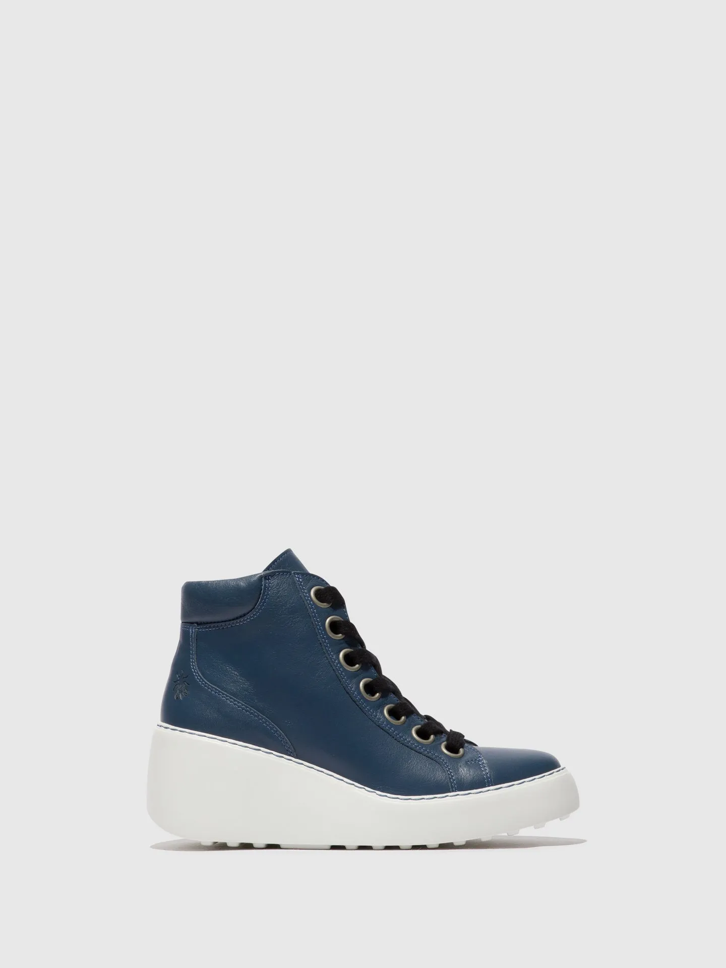 Lace-up Ankle Boots DICE468FLY DENIM (OFFWHITE SOLE) sold by Fly London