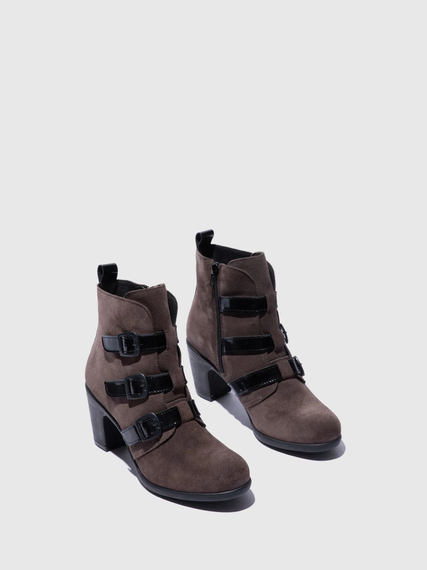 Buckle Ankle Boots KLEA012FLY ANTHRACITE/BLACK sold by Fly London product image thumbnail 2