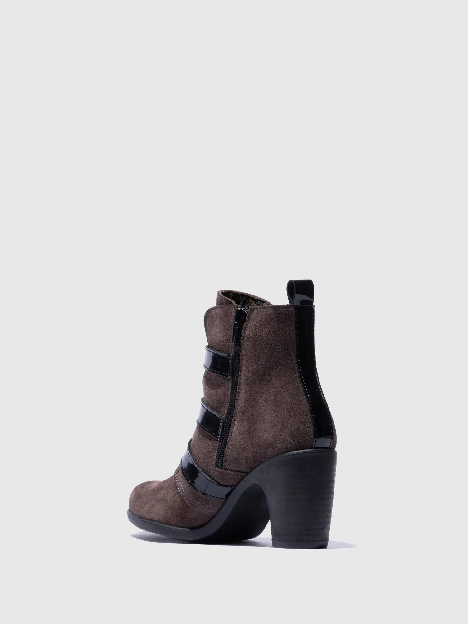 Buckle Ankle Boots KLEA012FLY ANTHRACITE/BLACK sold by Fly London product image thumbnail 3
