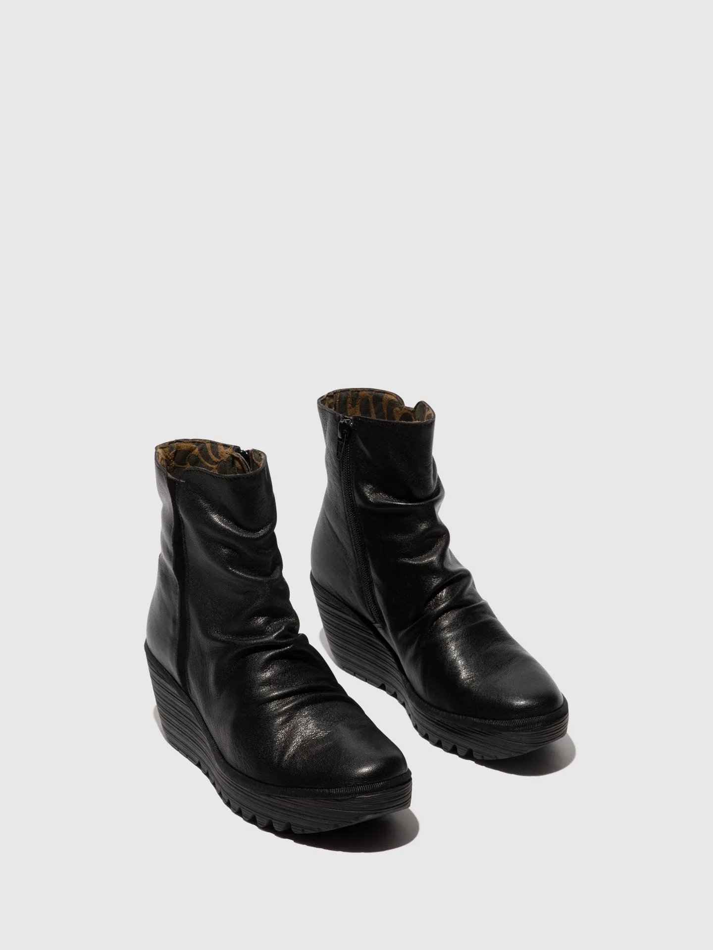 Zip Up Ankle Boots YOPA461FLY BLACK sold by Fly London product image thumbnail 2