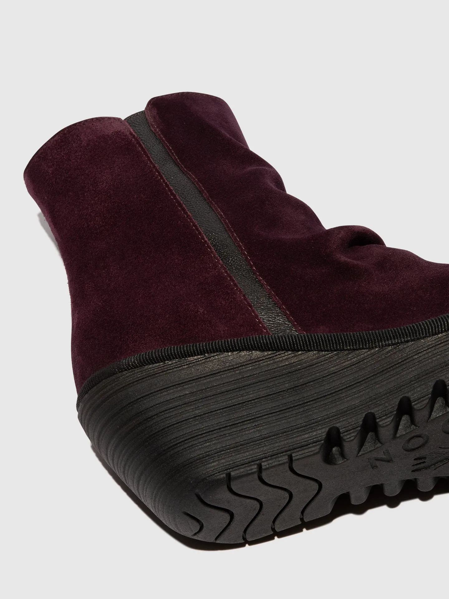 Zip Up Ankle Boots YOPA461FLY PURPLE/BLACK sold by Fly London product image thumbnail 4