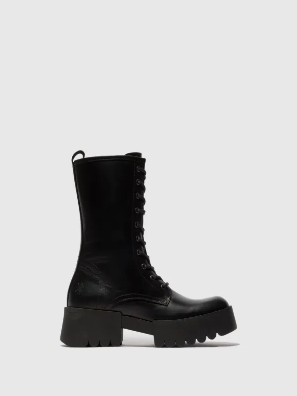 Lace-up Boots ELNA008FLY BLACK sold by Fly London